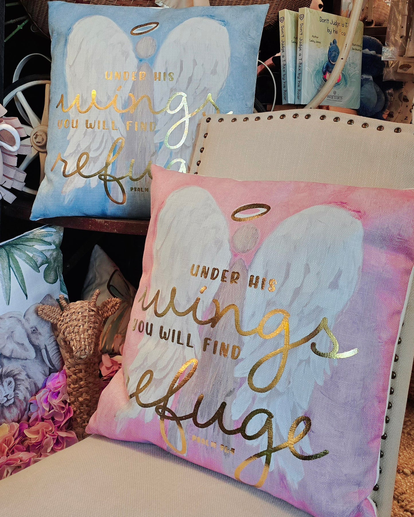 Psalm 91 Angel Pillows