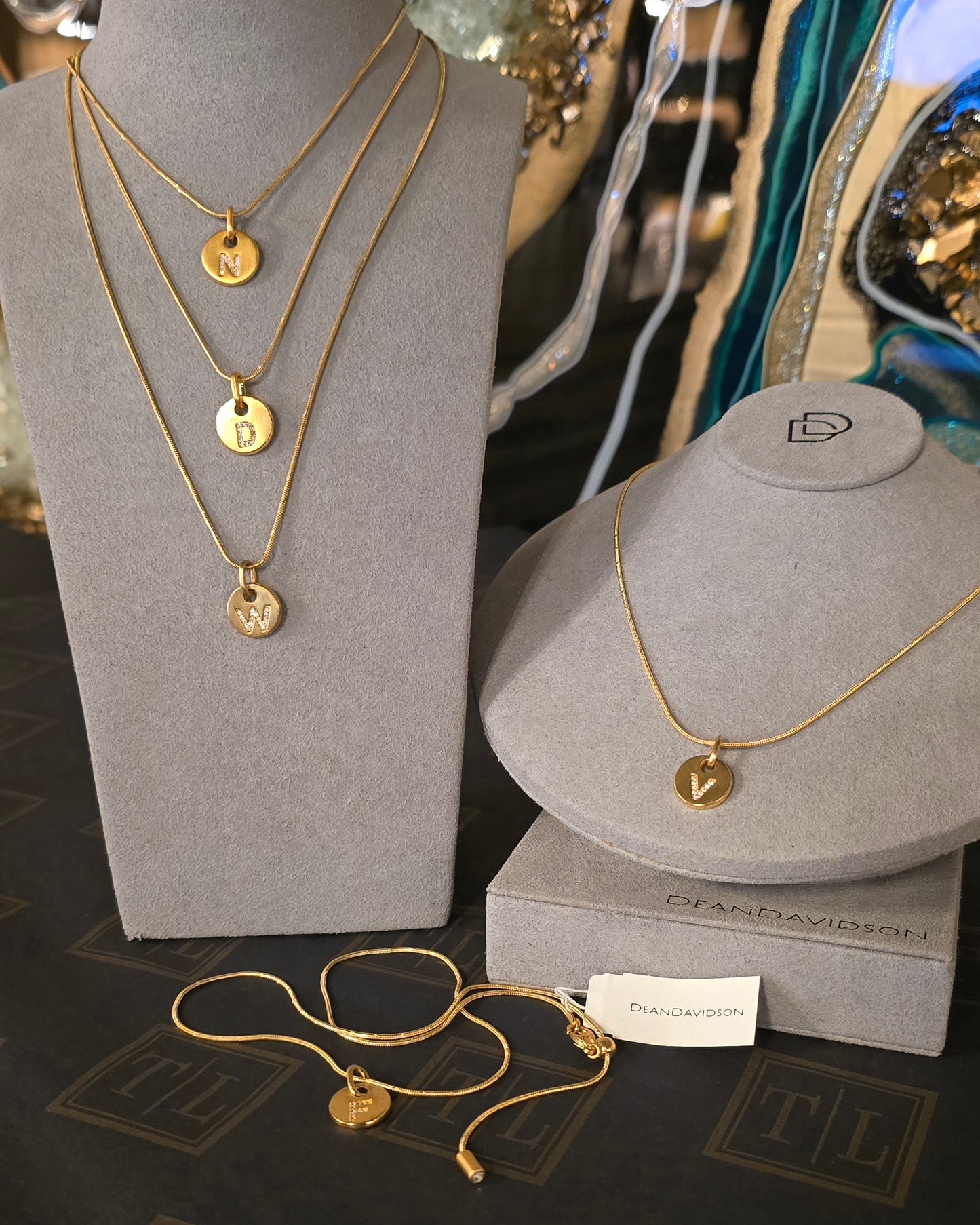 Dean Davidson - Pavé Initial Necklace
