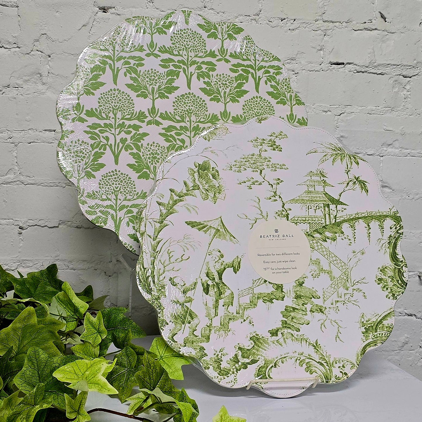 Beatriz Ball - Reversible VIDA Placemats - Toile