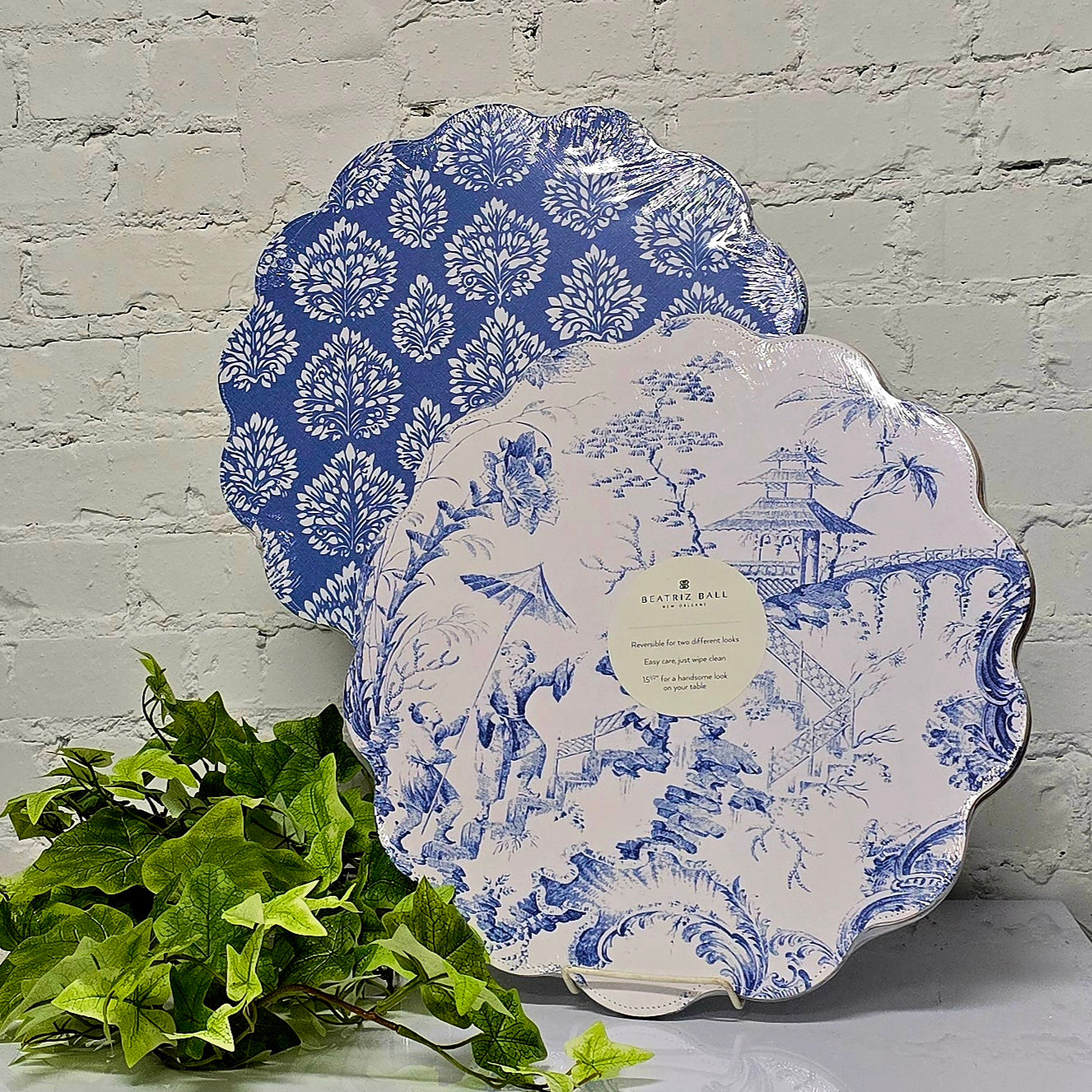 Beatriz Ball - Reversible VIDA Placemats - Toile