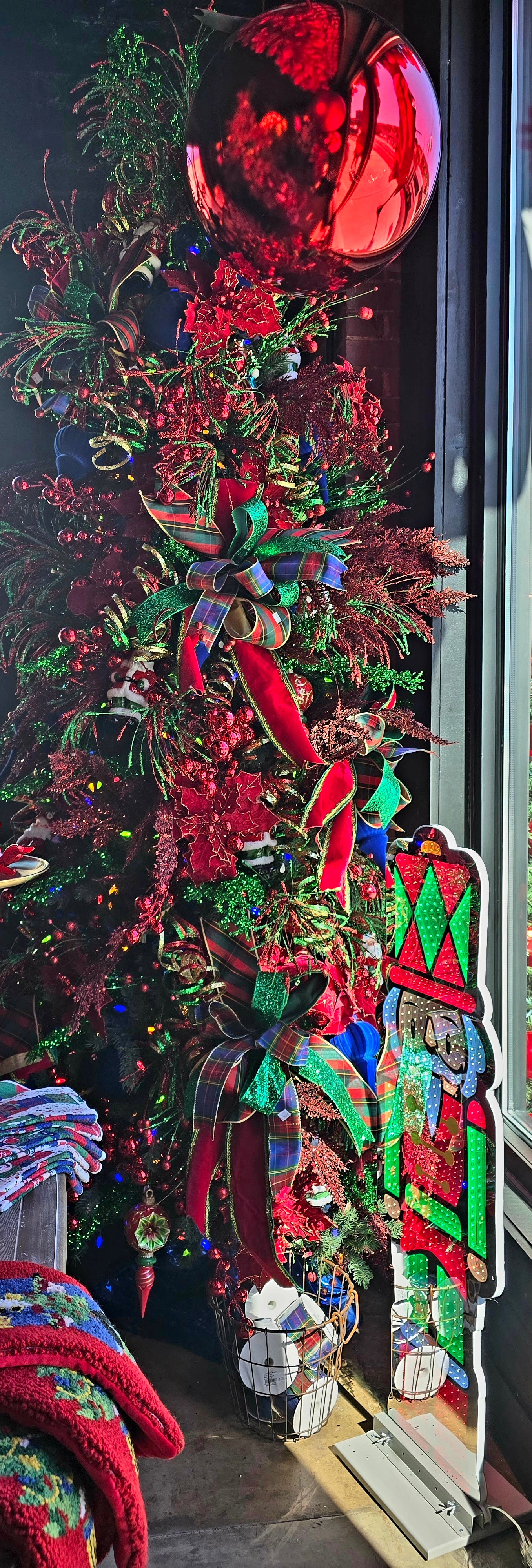 Bow - Red, Green, Gold, Blue Tartan Traditional Designer Mix