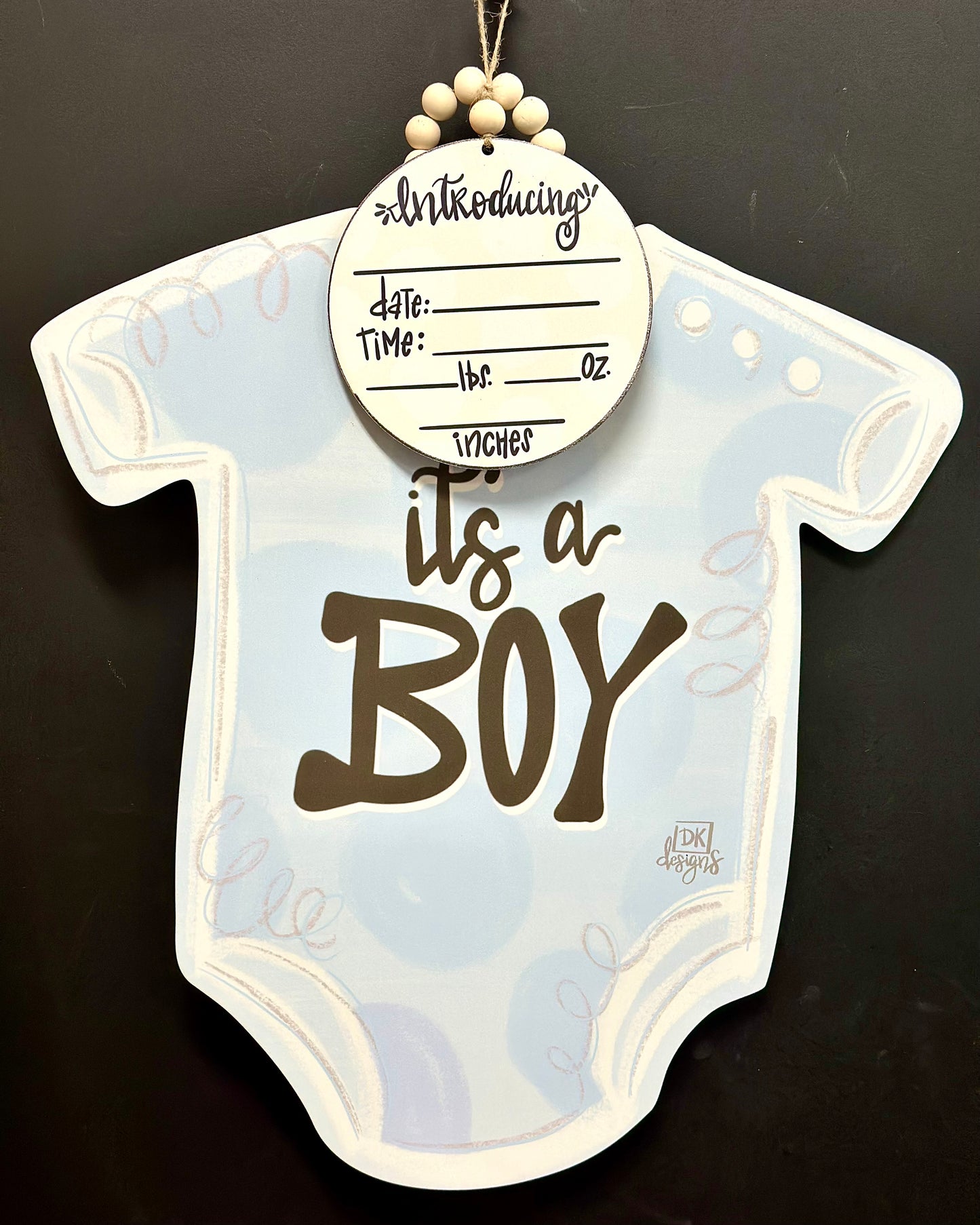 *It's A Boy* Door Hanger