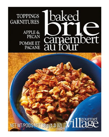 Gourmet du Village - Baked Brie Toppings - Apple & Pecans