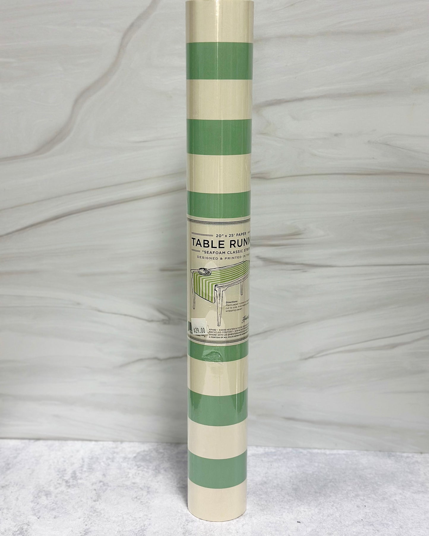 Hester & Cook - Aqua Table Runner