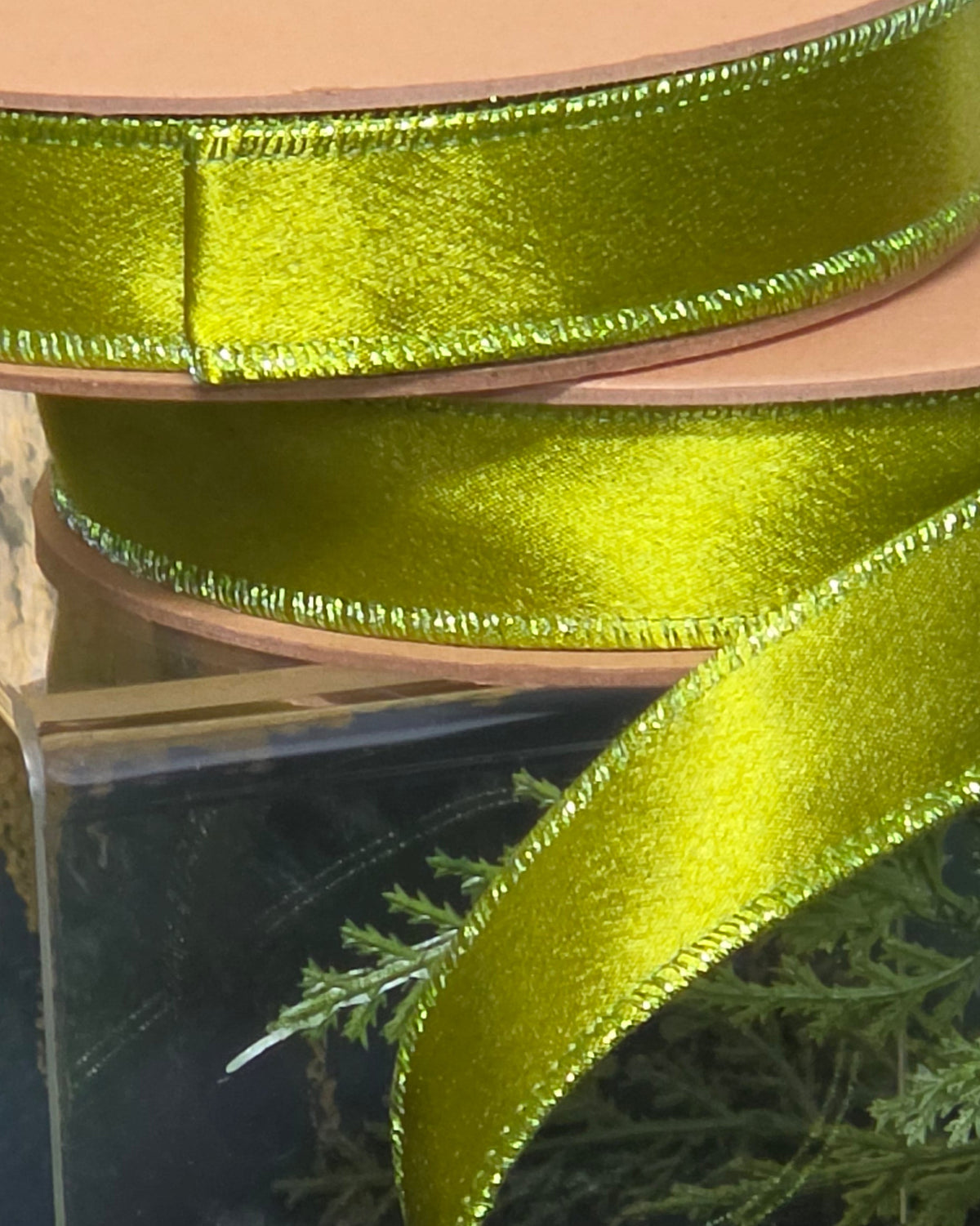 Ribbon - 1" Wired Edge Traditional Velvets & Shimmer Satins