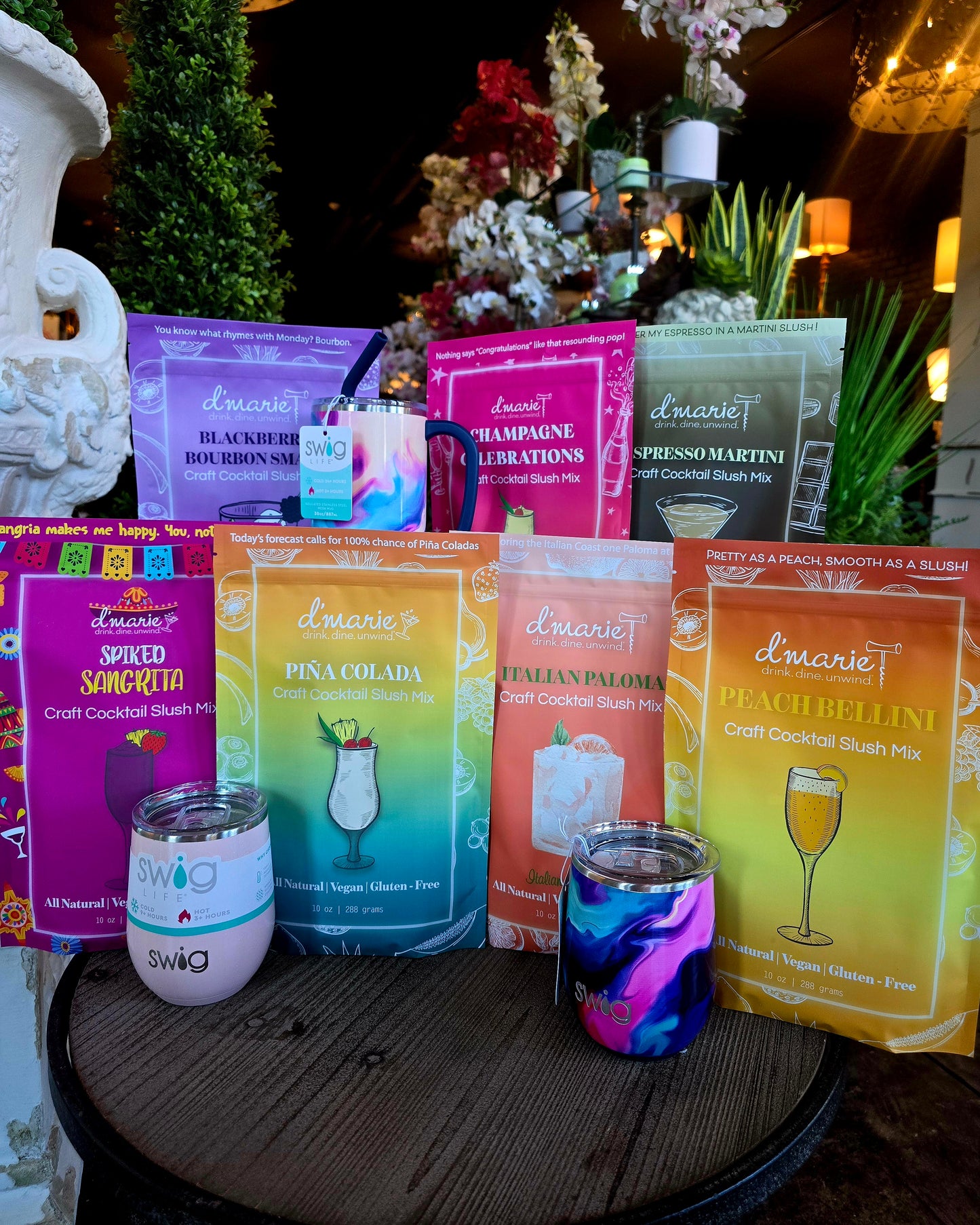 D'Marie Non-Alcoholic Cocktail Slush Mixes