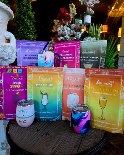 D'Marie Non-Alcoholic Cocktail Slush Mixes