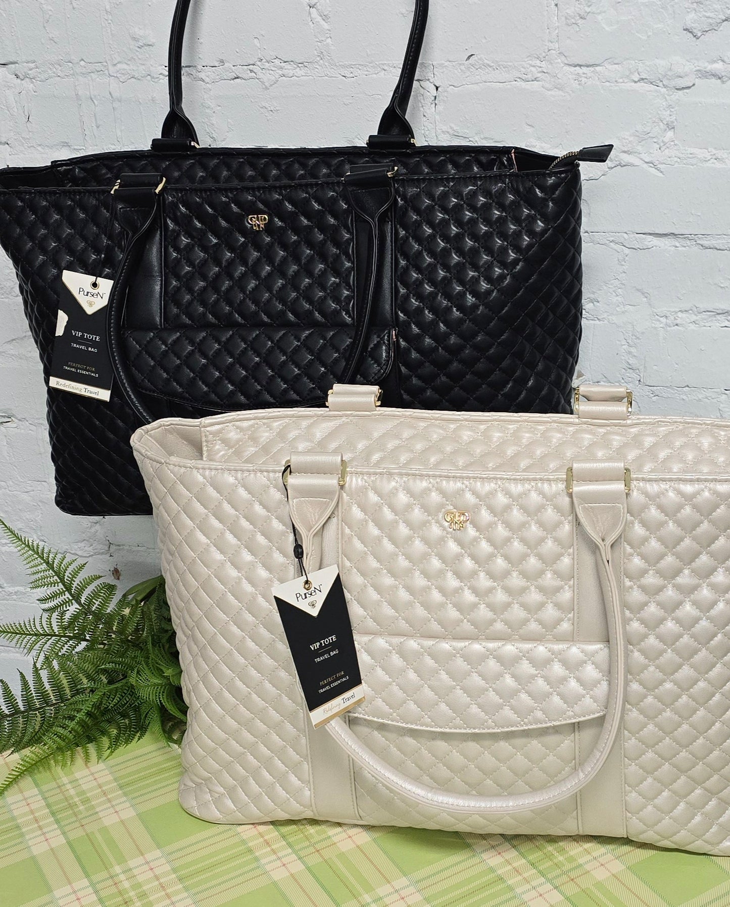 Pursen - VIP Quilted Travel Tote