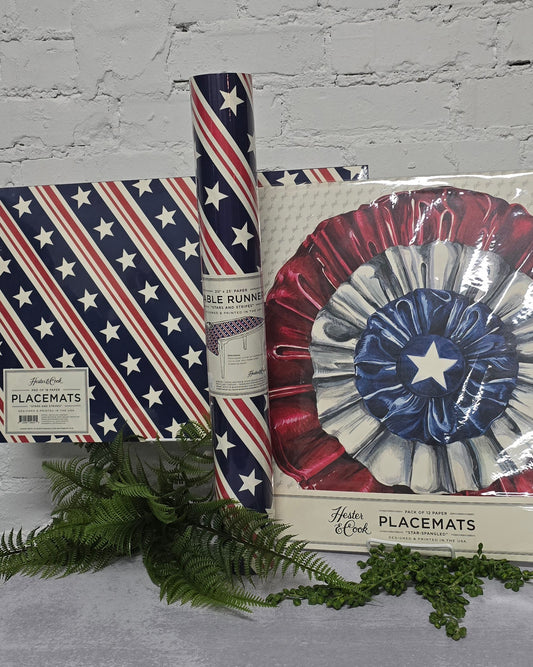 Hester & Cook - Stars & Stripes Placemats