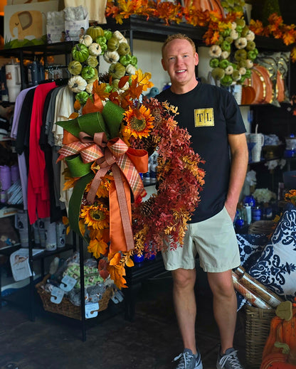 34" Autumn Eucalyptus Wreaths