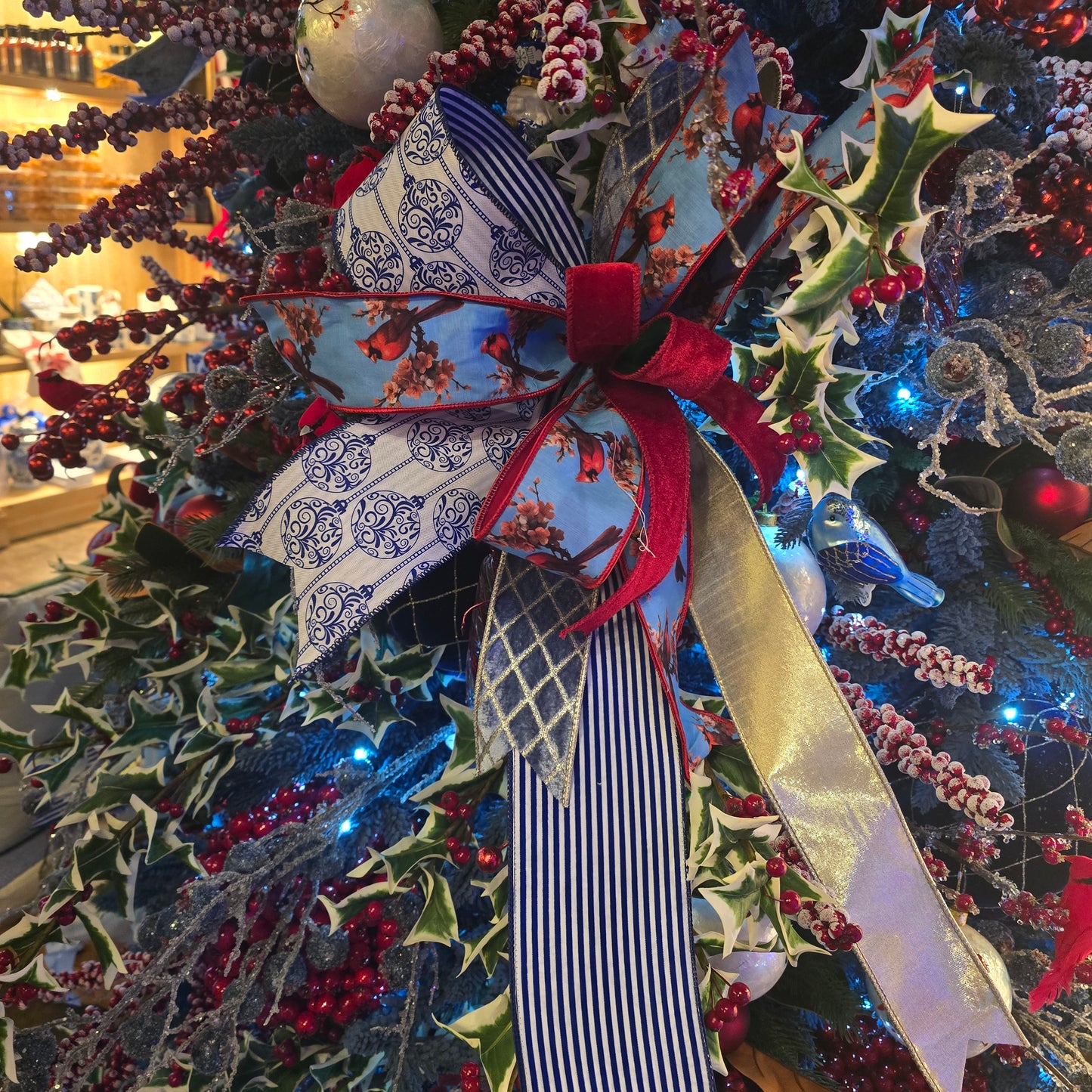 Ribbon - 2.5" x 10yd, Wedgwood Blue Cardinal