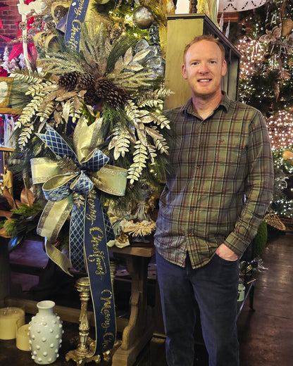 Champagne Dreams Christmas Wreath