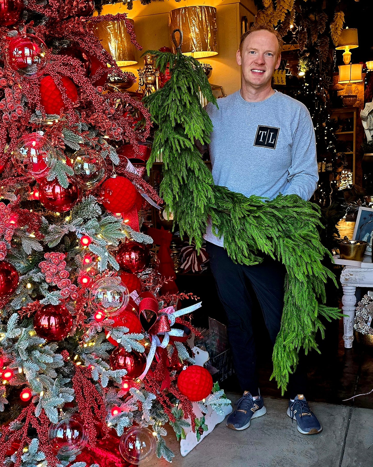 Garland - 72" Deluxe Norfolk Pine Garland