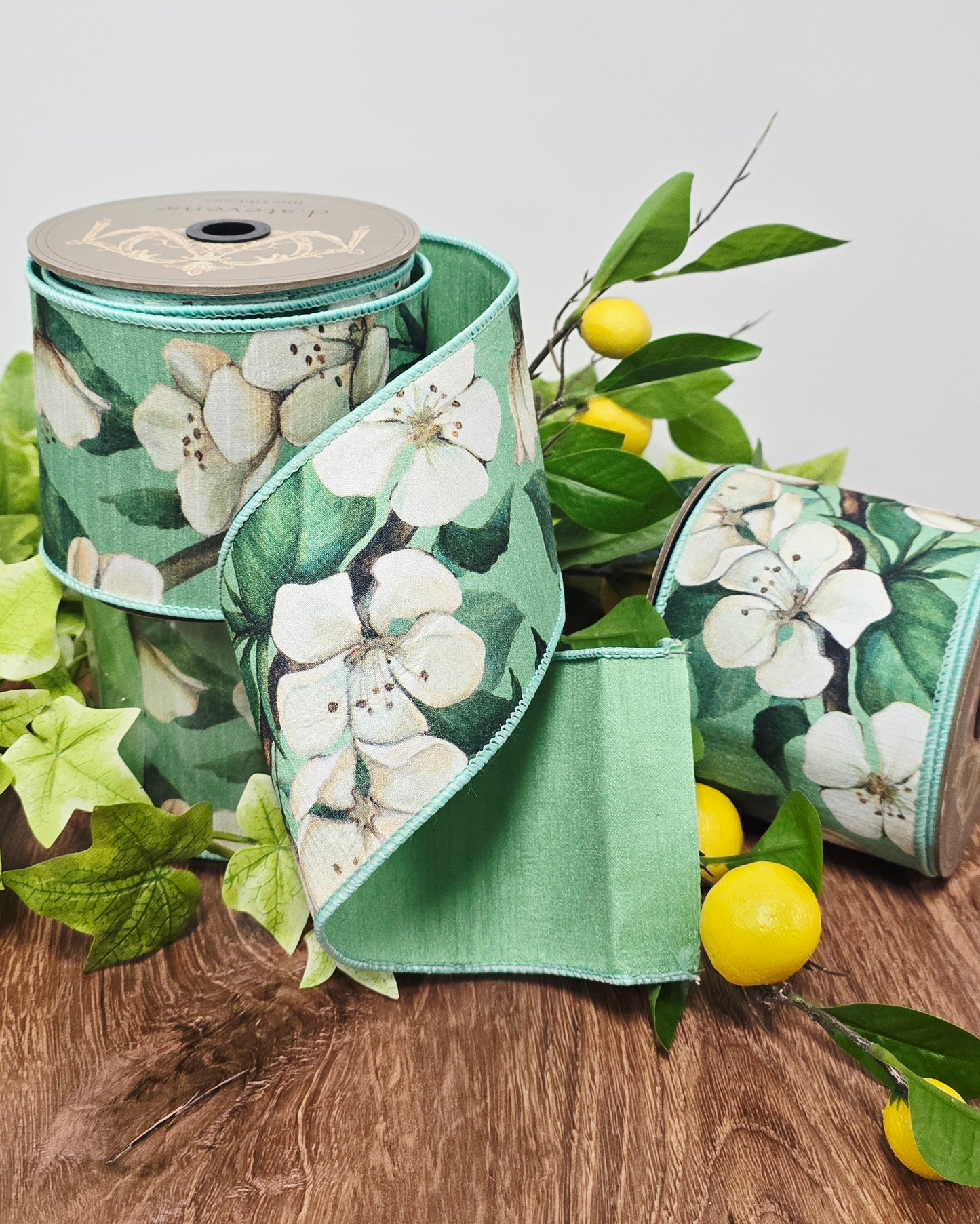 Ribbon - 4" x 10 yd, Mint Magnolia
