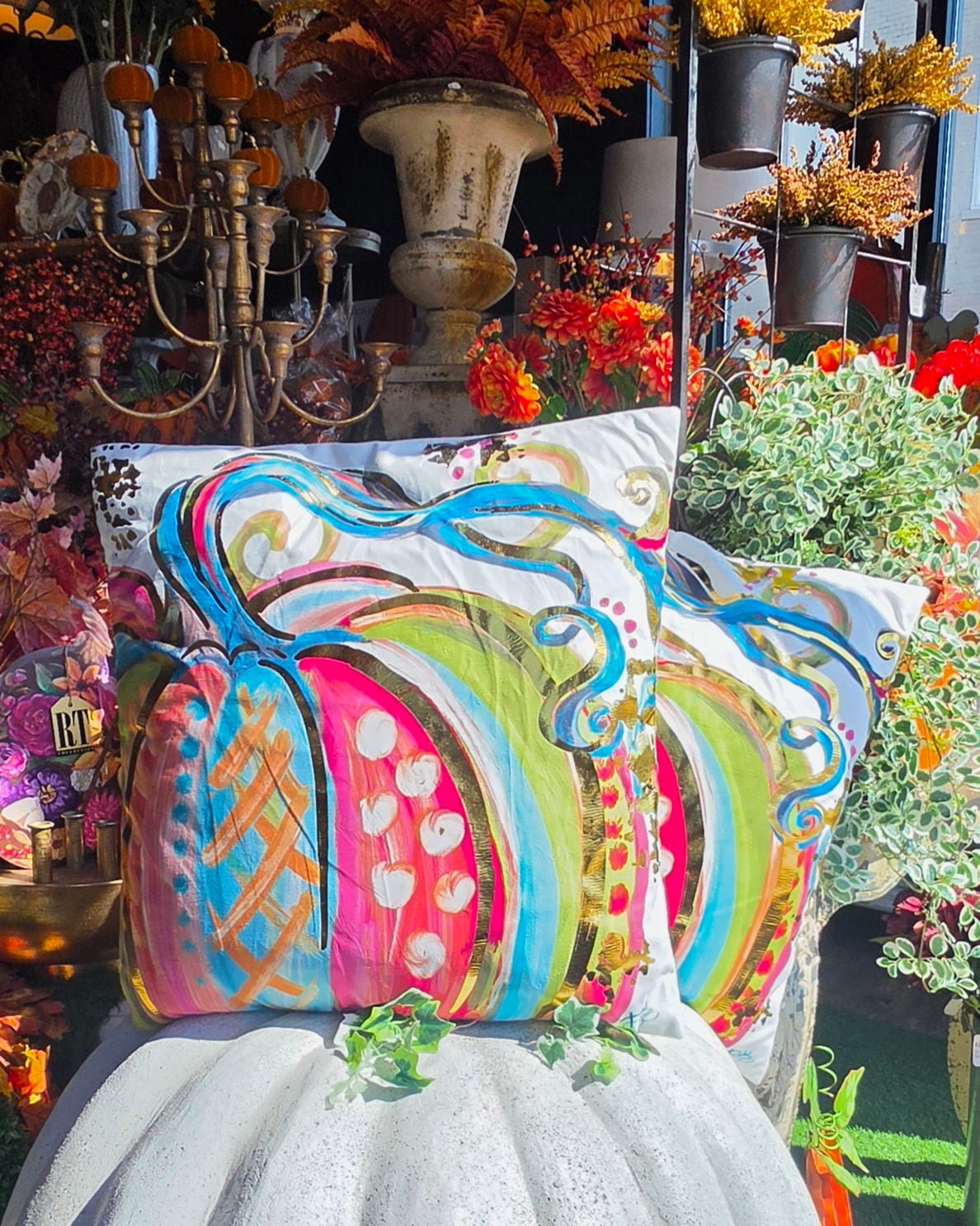 NEW Autumn XL Velvet Pillows