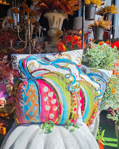 NEW Autumn XL Velvet Pillows