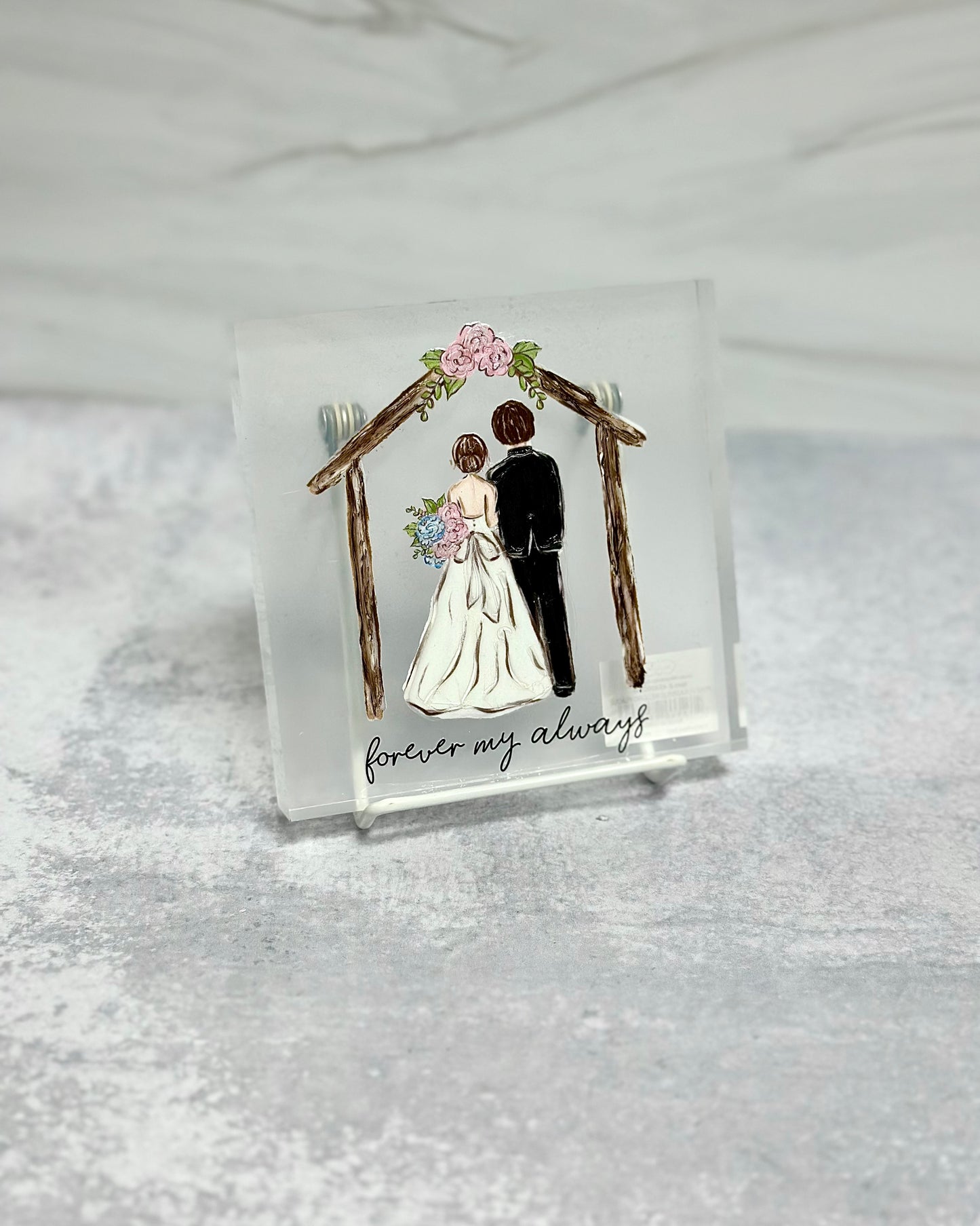 Mudpie Acrylic Wedding Plaques