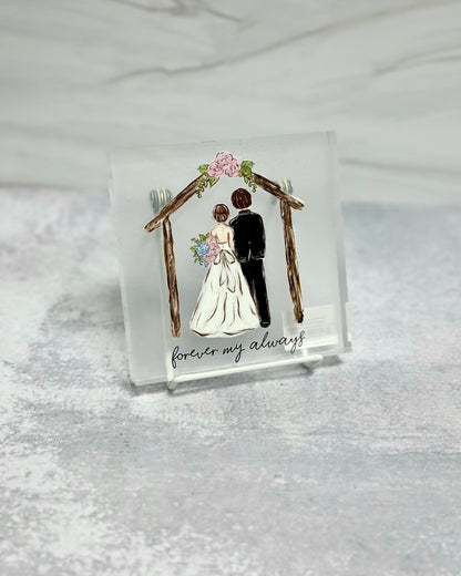 Mudpie Acrylic Wedding Plaques
