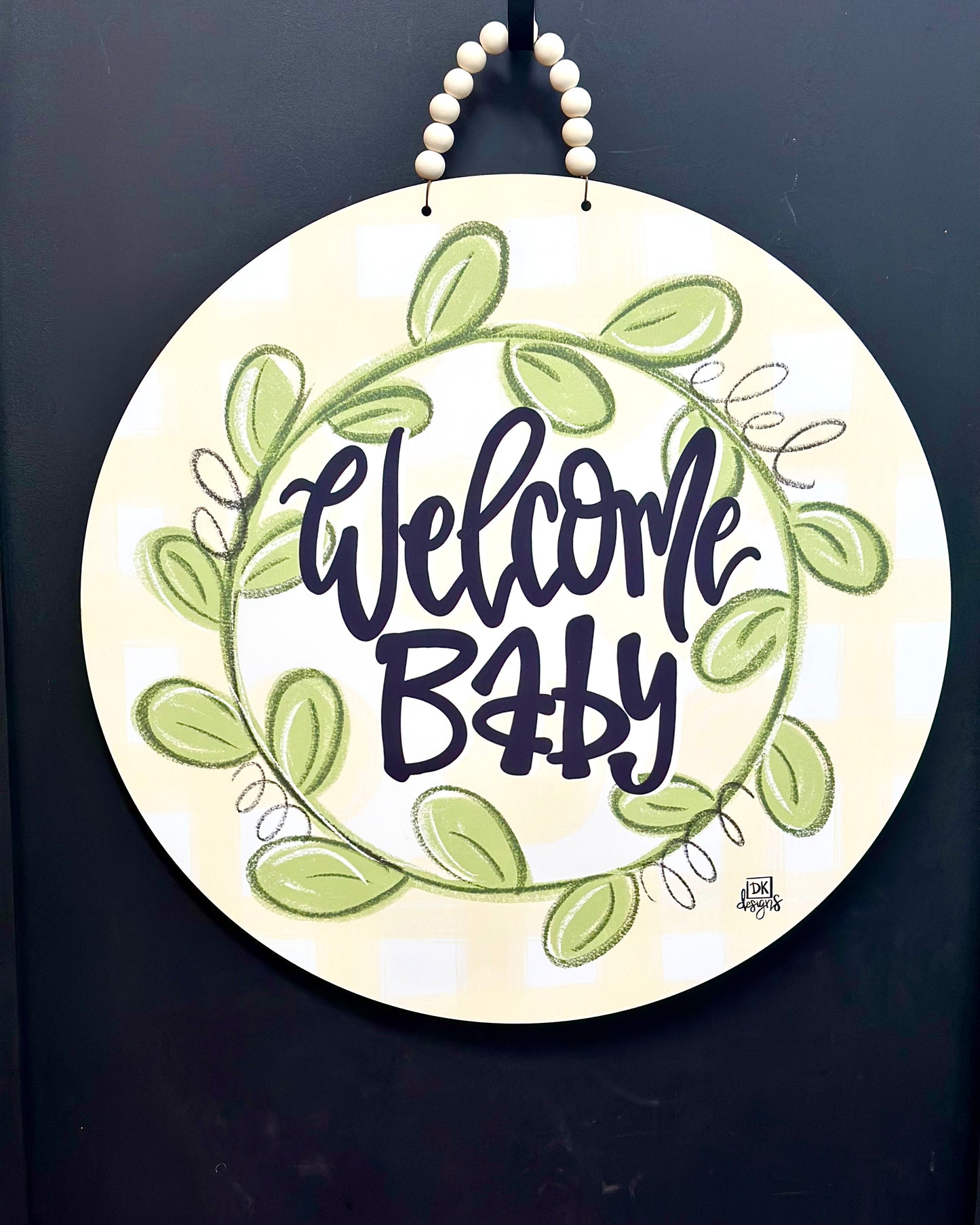 *Welcome Baby* Door Hanger