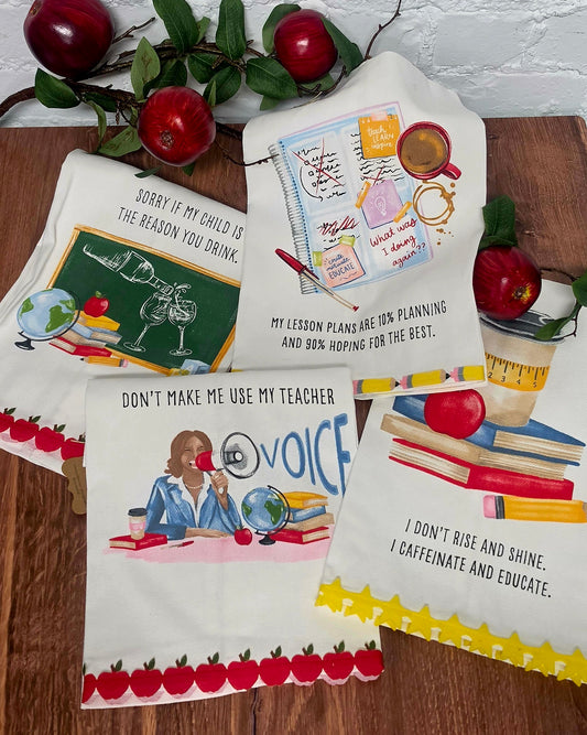 Mudpie - Teacher Appreciation Tea Towels