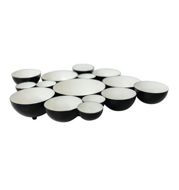 Nora Fleming - Bubble Bowl - Matte Black