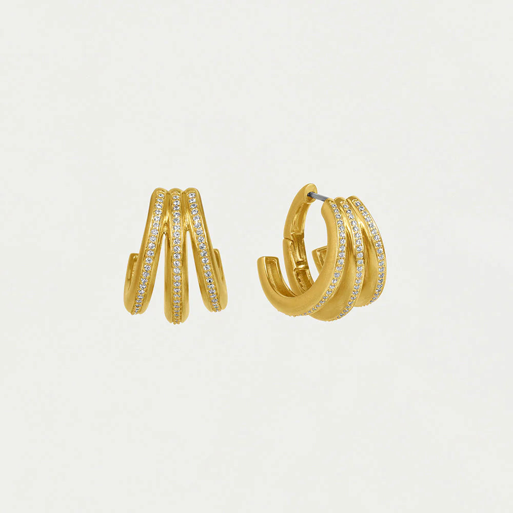 Dean Davidson - Dauphine Pavé Hoop Earrings