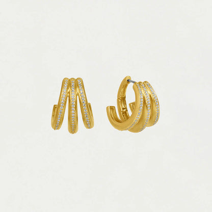 Dean Davidson - Dauphine Pavé Hoop Earrings