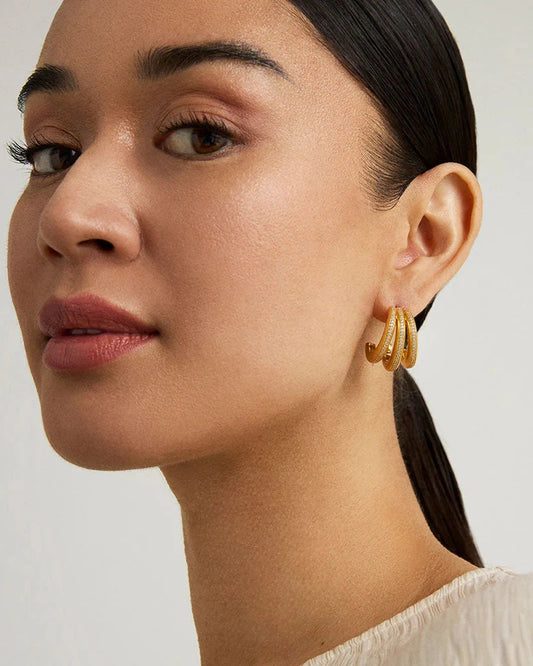 Dean Davidson - Dauphine Pavé Hoop Earrings