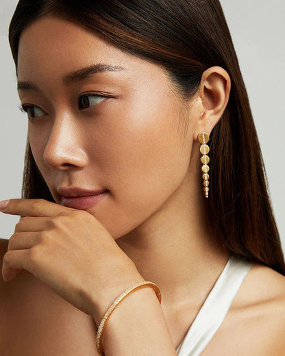 Dean Davidson - Petit Pavé Statement Drop Earrings