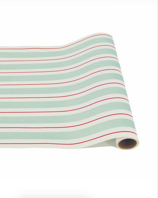 Hester & Cook - Aqua Red Tablerunner