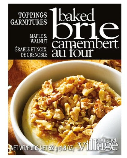 Gourmet du Village - Baked Brie Toppings - Maple Walnut