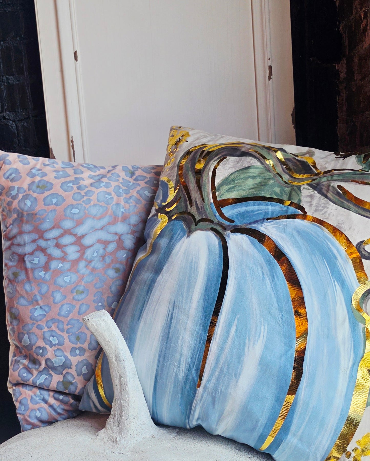 NEW Autumn XL Velvet Pillows