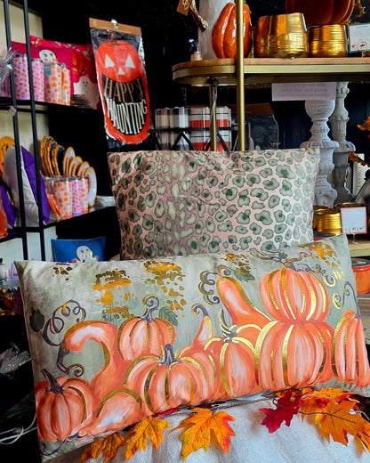 NEW Autumn XL Velvet Pillows