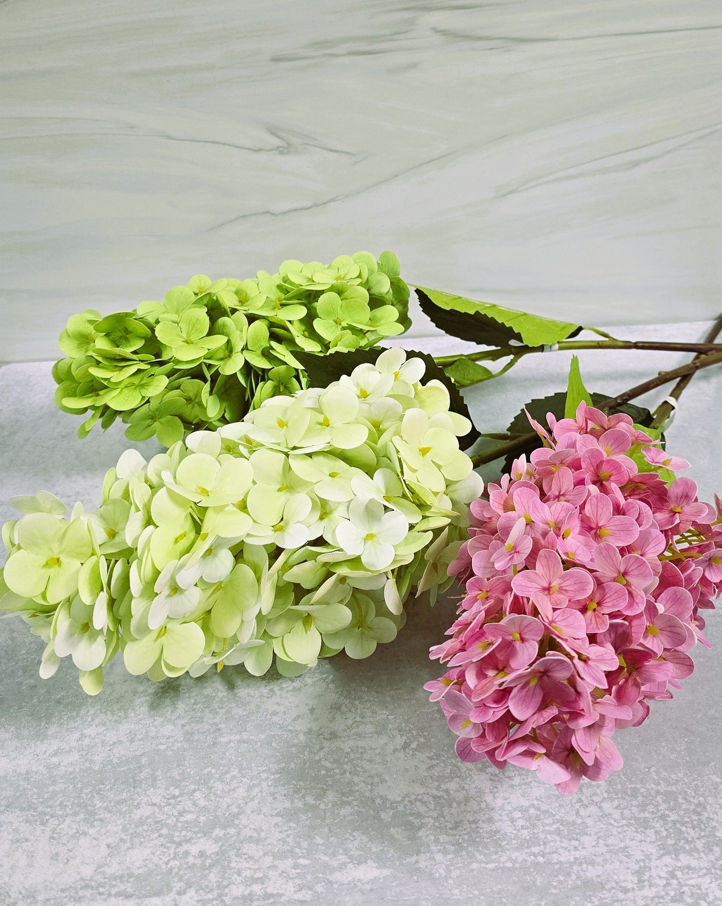 28" Summer Queen Hydrangea Stem - Pink