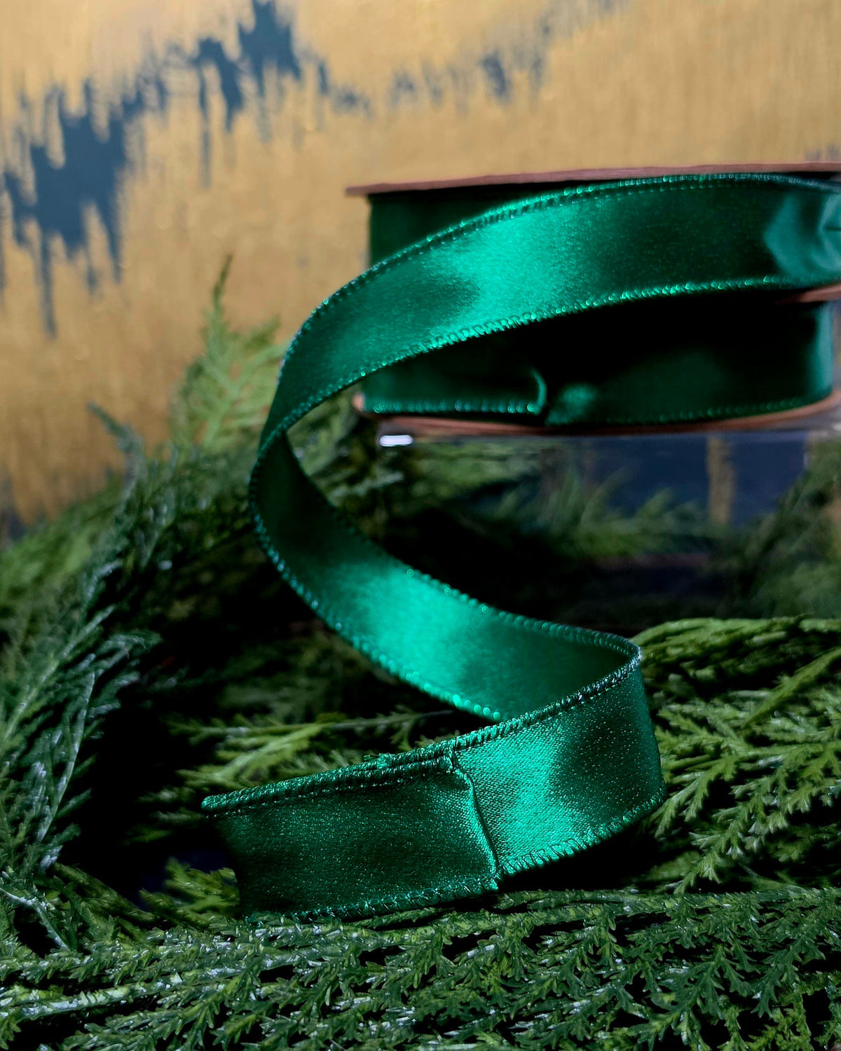 Ribbon - 1" Wired Edge Traditional Velvets & Shimmer Satins
